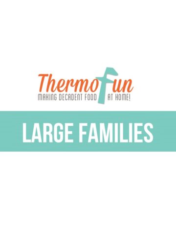 Large families with Thermomix