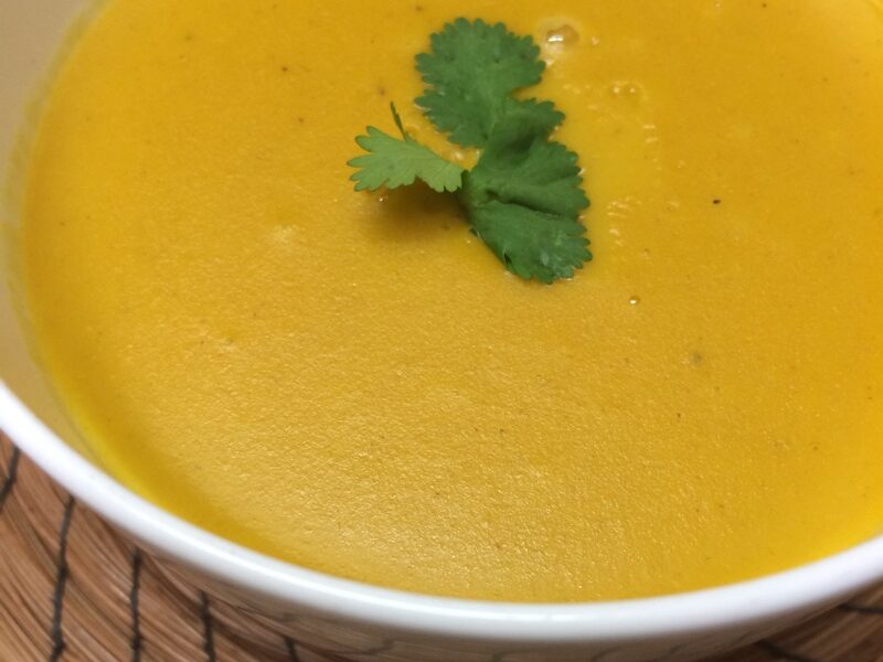 Thai Curry Pumpkin and Lentil Soup