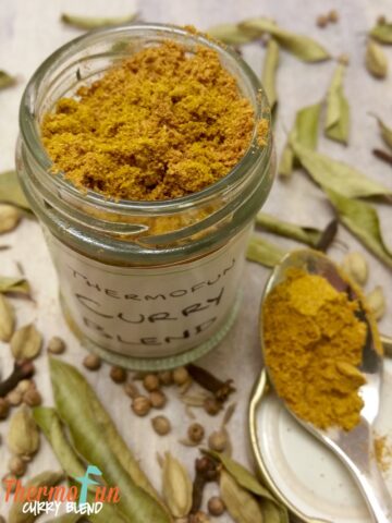 Curry blend in a jar