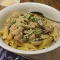 Mad Monday – Speedy Chicken with Mushroom Pasta Recipe