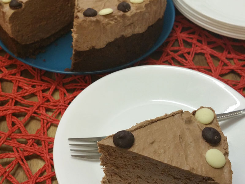 Thermomix Chocolate Mousse Cheesecake