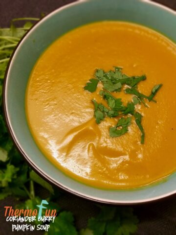 Thermomix Coriander Curry Pumpkin Soup - ThermoFun