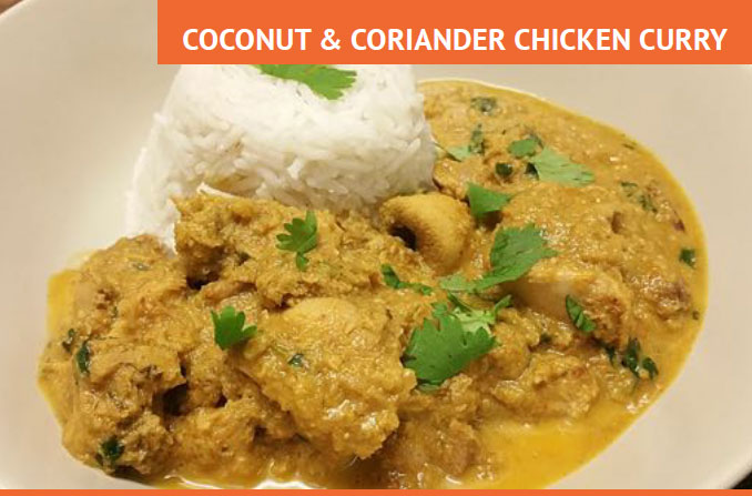 Coconut and Coriander Chicken Curry