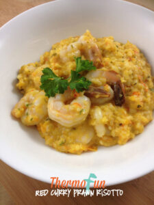 Red Curry Prawn Risotto